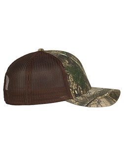 Outdoor Cap OC771C  Structured Camo Trucker With Solid Mesh Back Hat at GotApparel