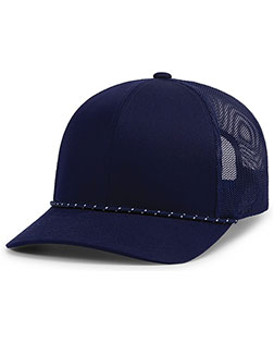 Pacific Headwear 104BR Trucker Snapback Braid Cap at GotApparel