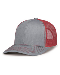 Pacific Headwear 104S  Contrast Stitch Trucker Snapback at GotApparel