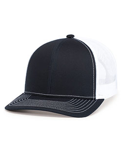 Pacific Headwear 104S  Contrast Stitch Trucker Snapback at GotApparel