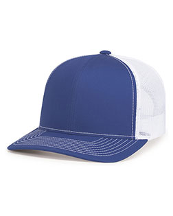 Pacific Headwear 104S Contrast Stitch Trucker Snapback at GotApparel