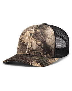 Pacific Headwear 108C Camo Snapback Trucker Cap at GotApparel