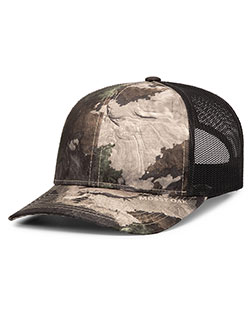 Pacific Headwear 108C Camo Snapback Trucker Cap at GotApparel