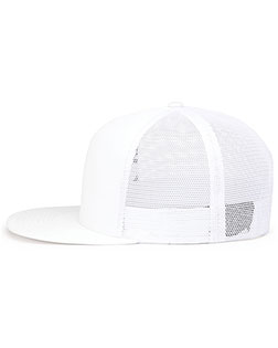 Pacific Headwear 4D7 D-series 5-panel Trucker Snapback Cap at GotApparel