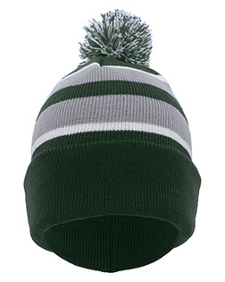 Pacific Headwear 641K Knit Fold Over Pom-Pom Beanie at GotApparel