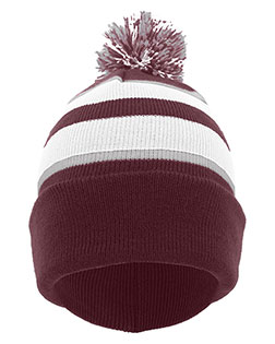Pacific Headwear 641K Knit Fold Over Pom-Pom Beanie at GotApparel