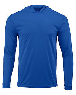 Paragon 220 Men Bahama Performance Hooded Long Sleeve T-Shirt at GotApparel