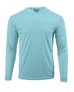 Paragon 221Y Youth Bahama Performance Hooded Long Sleeve T-Shirt at GotApparel