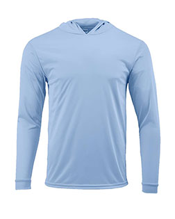 Paragon 221Y Youth Bahama Performance Hooded Long Sleeve T-Shirt at GotApparel