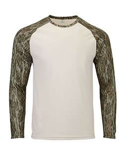 Paragon 236 Men's Jackson Mossy Oak Colorblocked Long Sleeve T-Shirt at GotApparel