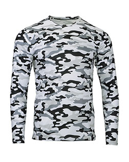 Paragon 238 Men's Woodland Performance Long Sleeve T-Shirt at GotApparel