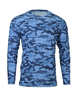 Paragon 238 Men's Woodland Performance Long Sleeve T-Shirt at GotApparel