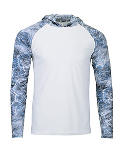 Paragon 241 Men's Biloxi Performance Colorblocked Hooded Sweatshirt at GotApparel
