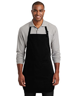 Port Authority A600 Men 7 oz Full-Length Two-Pocket Bib Apron at GotApparel
