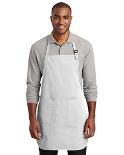 Port Authority A600 Men 7 oz Full-Length Two-Pocket Bib Apron at GotApparel