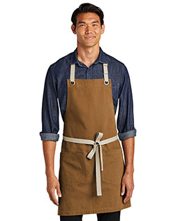 Port Authority Canvas Full-Length Two-Pocket Apron A815 at GotApparel