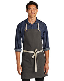 Port Authority Canvas Full-Length Two-Pocket Apron A815 at GotApparel