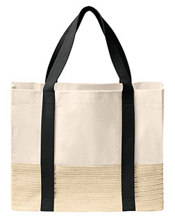 Port Authority BG450 ® Straw Market Tote at GotApparel