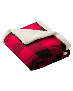 Port Authority BP43 Unisex <sup> ®</Sup> Flannel Sherpa Blanket. at GotApparel