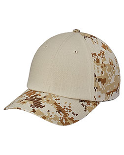 Port Authority C926 Unisex Colorblock Digital Ripstop Camouflage Cap at GotApparel