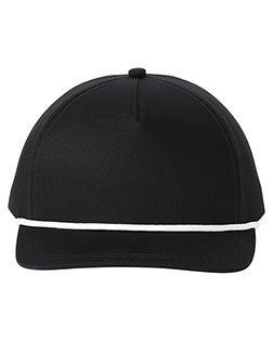 Port Authority Snapback Five-Panel Rope Cap C962 at GotApparel