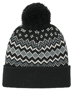 Port Authority C991 ® Alpine Pom Beanie at GotApparel