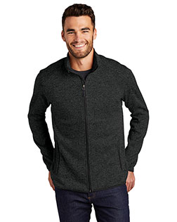 Port Authority F232 Adult Sweater Fleece Jacket at GotApparel
