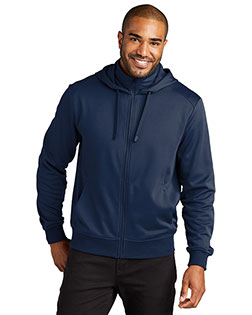 Port Authority Smooth Fleece Hooded Jacket F814 at GotApparel
