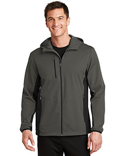 Port Authority J719 Women Active Hooded Soft Shell Jacket at GotApparel