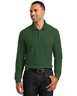 Port Authority K100LS Men Long-Sleeve Core Classic Pique Polo at GotApparel