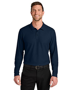 Port Authority K200LS ® Wearever Signature Pique Long Sleeve Polo at GotApparel