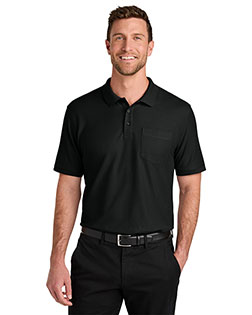 Port Authority K200P ® Wearever Signature Pique Pocket Polo at GotApparel