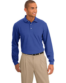 Port Authority K455LS Adult Rapid Dry Long-Sleeve Polo at GotApparel