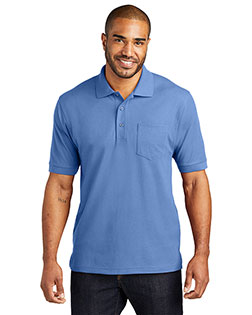 Port Authority K500P Men Silk Touch Polo With Pocket at GotApparel