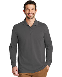 Port Authority K8000LS Men EZCotton Long Sleeve Polo at GotApparel