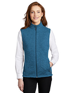 Port Authority L236 Women Sweater Fleece Vest at GotApparel