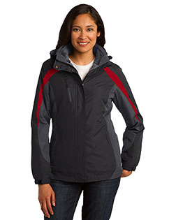Port Authority L321 Women Colorblock 3-in-1 Jacket at GotApparel