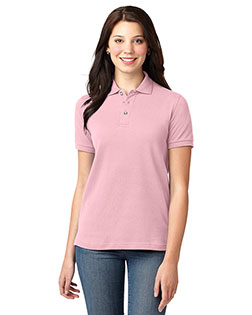 Port Authority L420 Women Pique Knit Polo at GotApparel