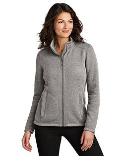 Port Authority ® Ladies Arc Sweater Fleece Jacket L428 at GotApparel