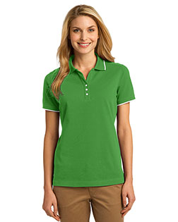 Port Authority L454 Women Rapid Dry Tipped Polo at GotApparel