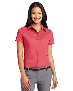 Port Authority L508 Women Short-Sleeve Easy Care Shirt at GotApparel
