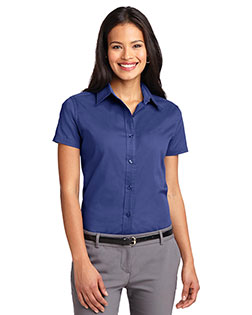 Port Authority L508 Women Short-Sleeve Easy Care Shirt at GotApparel