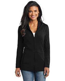 Port Authority L519 Women Modern Stretch Cotton Full-Zip Jacket at GotApparel