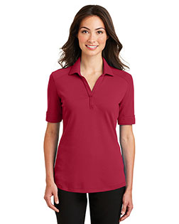 Port Authority L5200 Women Silk Touch Interlock Performance Polo at GotApparel