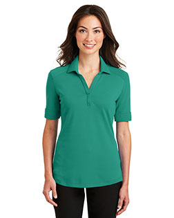 Port Authority L5200 Women Silk Touch Interlock Performance Polo at GotApparel