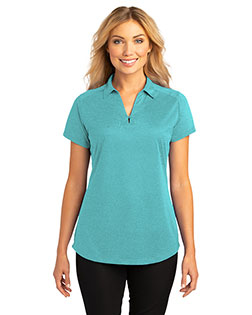 Port Authority L574 Women Digi Heather Performance Polo at GotApparel