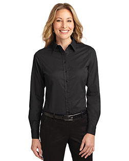 Port Authority L608 Women Long-Sleeve Easy Care Shirt at GotApparel