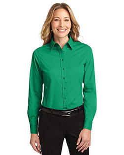 Port Authority L608 Women Long-Sleeve Easy Care Shirt at GotApparel