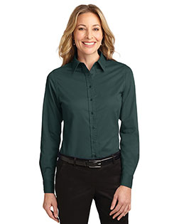 Port Authority L608 Women Long-Sleeve Easy Care Shirt at GotApparel