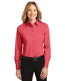 Port Authority L608 Women Long-Sleeve Easy Care Shirt at GotApparel